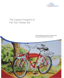 The Carbon Footprint of Fat Tire&reg; Amber Ale