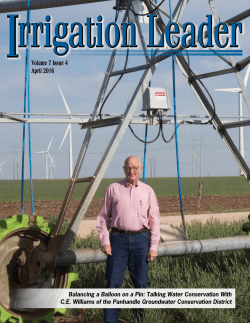 April 2016 - Water Strategies LLC