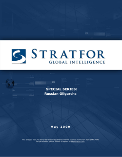 SPECIAL SERIES: Russian Oligarchs