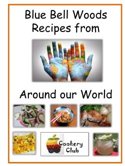 Ingredients - Blue Bell Woods Day Nursery