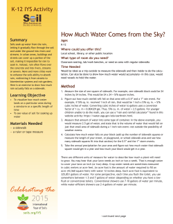 "How Much Water Comes From the Sky?" Activity