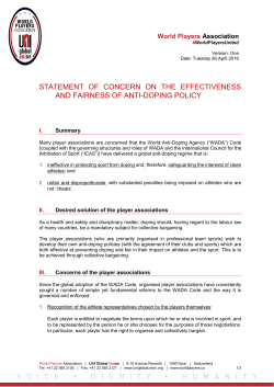 Statement of Concern on the Effectiveness and