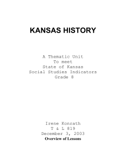 KANSAS HISTORY
