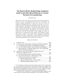 The Road to Better Redistricting: Empirical