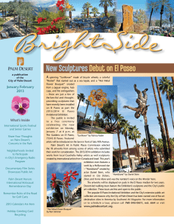 New SculpturesDebut on El Paseo