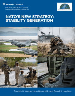 NATO`S NEW STRATEGY: STABILITY GENERATION