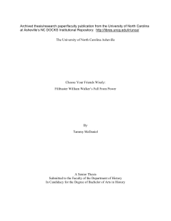 Filibuster William Walker`s Fall From Power