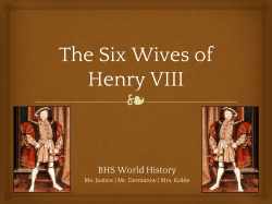 The Six Wives of Henry VIII