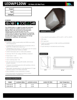 cULus listed for wet locations (-30 C to 40 C /