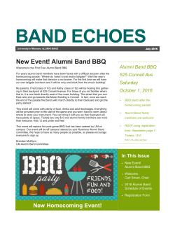 band echoes - University of Montana Alumni Association