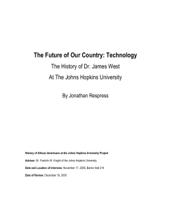 The Future of Our Country: Technology