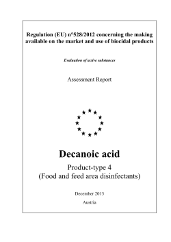 Decanoic acid - CIRCABC