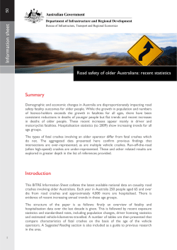 PDF: 1304 KB - Bureau of Infrastructure, Transport and Regional