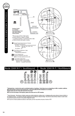 Route 104X MF / Southbound Route 104X MF / Northbound