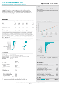 STANLIB Inflation Plus 5% Fund