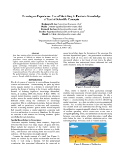 Drawing on Experience: Use of Sketching to Evaluate Knowledge of