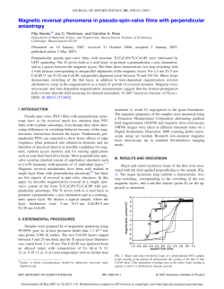 Magnetic reversal phenomena in pseudo-spin-valve films with