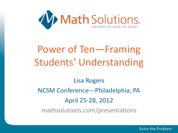 Power of Ten Framing