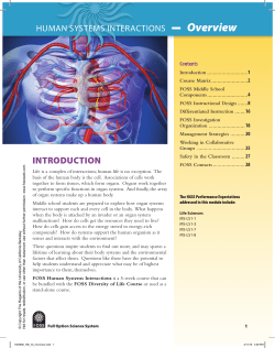 Human Systems Course Overview PDF