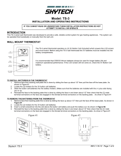 Installation Instructions