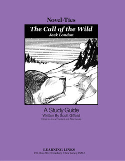 Novel&bull;Ties A Study Guide The Call of the Wild