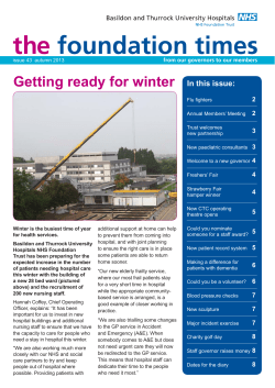 The Foundation Times Issue 43 - Autumn 2013