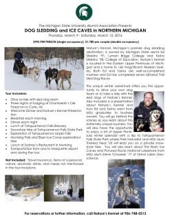 DOG SLEDDING and ICE CAVES in NORTHERN MICHIGAN