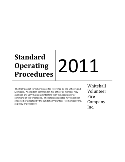 Standard Operating Procedures