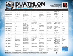 duathlon training plan