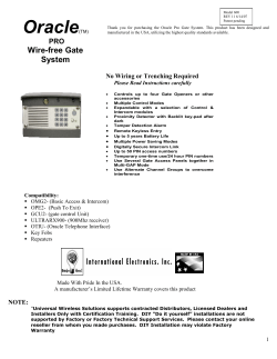 Installation Manual