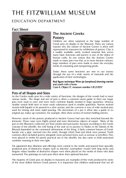 Greek Pots - The Fitzwilliam Museum