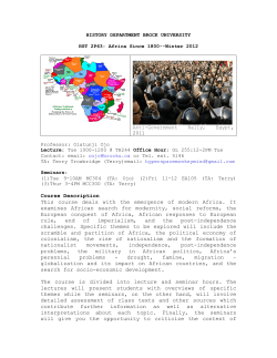 Course Description This course deals with the