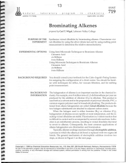 Brominating Alkenes