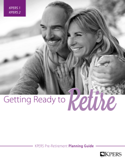 KPERS Pre-Retirement Planning Guide