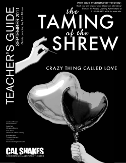 The Taming of the Shrew - California Shakespeare Theater