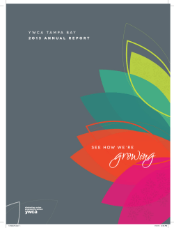 growing - YWCA of Tampa Bay