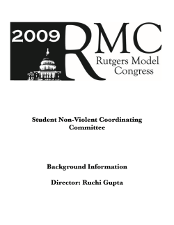 Student Non-Violent Coordinating Committee