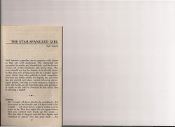 Star Spangled Girl monologue