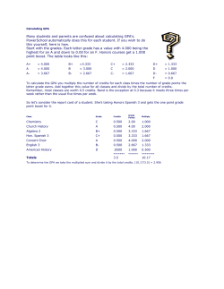 Many students and parents are confused about calculating GPA`s