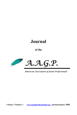 - Grant Professionals Association