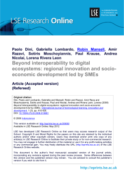 - LSE Research Online