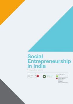 Social Entrepreneurship in India