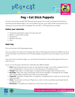 Peg + Cat Stick Puppets