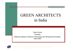GREEN ARCHITECTS in India