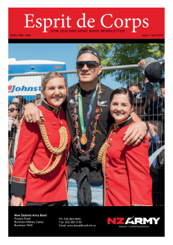 NEw ZEalaNd aRMy BaNd NEwslEttER