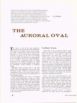 the auroral oval - The Johns Hopkins University Applied Physics