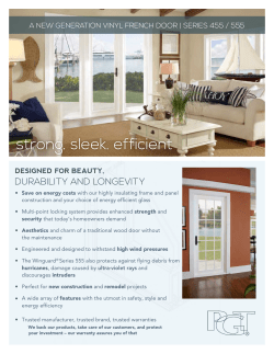 French Door Spec Sheet