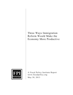 3 ways reform would improve productivity