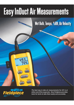 Fieldpiece InDuct Brochure.indd