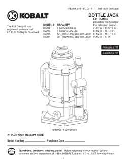 BOTTLE JACK